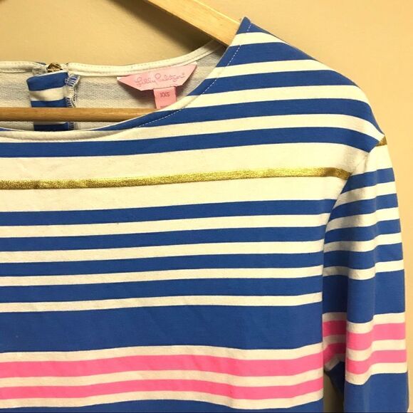 Lilly Pulitzer Lena striped midi dress size XXS - Picture 4 of 9